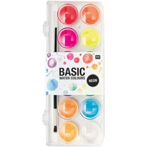 Rico Design Basic Neon Water Colours 12 Farben