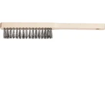 pferd tools Handbürste für Feinmechaniker HBFM 4reihig Stahl-Draht-Ø0,15 mm (43674001)