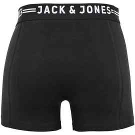 JACK & JONES Trunks schwarz/weiß L 3er Pack
