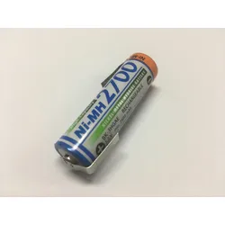 Panasonic AA 2700mAh 1,2V Ni-MH Modellbau-Akku mit Z-Lötfahne