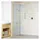 vidaXL Walk-in Duschwand 80 x 195 cm gold Gehärtetes Glas