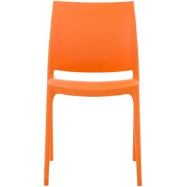 CLP Maya Stapelstuhl 44 x 50 x 81 cm orange