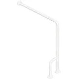 Brillantbad BELP Stützgriff Links Steckbar Eisen Weiß 840x225x866 mm, 120 kg Traglast für Bad & WC >> zum Bohren