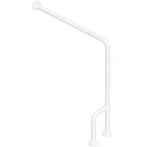 Brillantbad BELP Stützgriff Links Steckbar Eisen Weiß 840x225x866 mm, 120 kg Traglast für Bad & WC >> zum Bohren