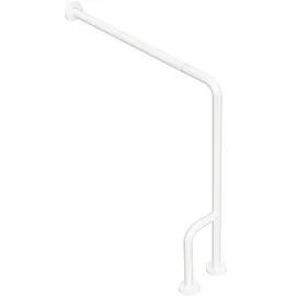 Brillantbad BELP Stützgriff Links Steckbar Eisen Weiß 840x225x866 mm, 120 kg Traglast für Bad & WC >> zum Bohren