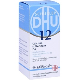 DHU-ARZNEIMITTEL DHU 12 Calcium sulfuricum D 6