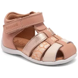 Lauflernschuh BISGAARD "carly Weite: normal", Kinder, Gr. 22, rose pearls, Leder, modisch, Schuhe, Babyschuh mit geschütztem Zehenbereich, Größenschablone zum Download