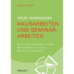 Hausarbeiten Und Seminararbeiten - Daniela Weber  Kartoniert (TB)