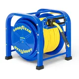 Schlauchtrommel Pro Heavy Duty Federstahl Einziehbare Luftschlauchtrommel 30m...