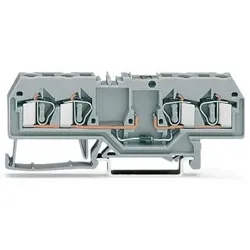 Wago 281-665/281-400 Bauelementklemme, 4 Leiter, mit Diode 1N5408, grau 281665281400 - 50 Stück