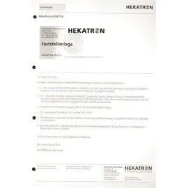Hekatron Vertriebs Abnahmeschild FSA 3740888