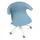 Infiniti Drehstuhl Loop 5 Star Kunststoff Blau,