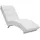 CASARIA Relaxliege London Kunstleder 186 x 89 x 55 cm Weiß mit Liegeposition