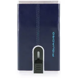 Piquadro Blue Square Compact Wallet für Scheine und Kreditkarten Nachtblau