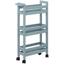 5five simply smart 5five - servierwagen mit Rollen 3 Ebenen colorama blau Artic