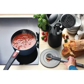 WOLL Besteckhalter 2-tlg. Kunststoff grau/rot B:15 cm H:10 cm L:10 cm Ø:10 cm