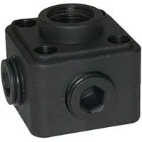 Riegler 114026-86.012 Luftverteilerdose Kunstst. 5xG 1/2' IG