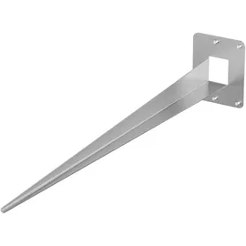 ledscom.de Garten-Erdspieß PODEL edelstahl 40cm 8 x 6,5cm