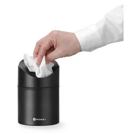 HENDI Tischabfalleimer 1,2 l Schwarz