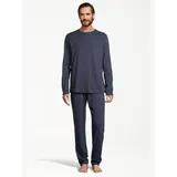 SCHIESSER Pyjama Night & Home Dunkelblau L