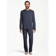 SCHIESSER Pyjama Night & Home Dunkelblau L