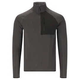 Whistler Strickpullover "Helge", Damen, Gr. L, grau, 95% Polyester, 5% Elasthan, unifarben, kurz, Rundhals, Pullover Strickpullover, Im atmungsaktiven und dehnbaren Design