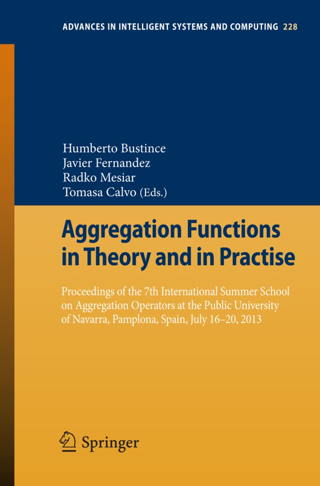 Aggregation Functions In Theory And In Practise  Kartoniert (TB)