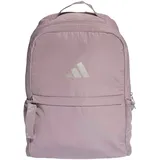 adidas Sportlicher Rucksack preloved Fig/Silver Met