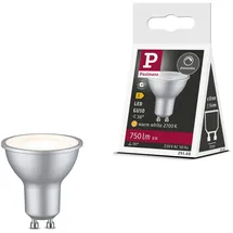 Paulmann 29168 LED Reflektor GU10 750lm 8W 2700K dimmbar Chrom matt