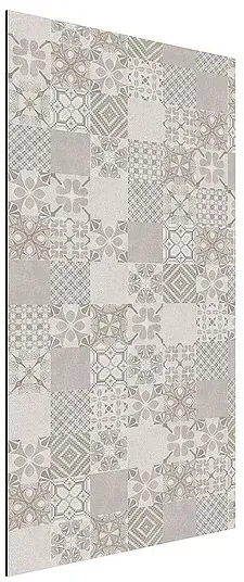 Duschrückwand Vintage Fliesen grau 1250 x 2500 x 3 mm - 93 228 34
