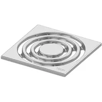 TECE drainpoint S Designrost Edelstahl