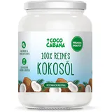 Coco Cabana 100% reines Kokosöl 1l Premium-Qualität, vegan, glutenfrei, laktosefrei, Verwendung als Kochöl, Feuchtigkeitscreme oder Shampoo "Verpackung kann variieren"