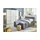 Sconto Kleiderschrank Morley 206 x 200 x 53 cm Grau
