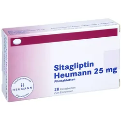 Sitagliptin Heumann 25 mg Filmtabletten 28 St