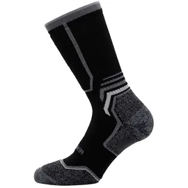 Jack Wolfskin Trek Merino Sock CL C 2 Paare Schwarz 35-37