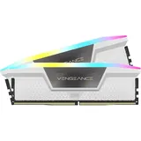 Corsair Vengeance RGB 2 x 16GB, 6200 MHz, DDR5-RAM, DIMM), RAM, Weiss