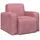 vidaXL Sessel Rosa Samt 1 x 1 x 1 cm Rosa mit Fernbedienung