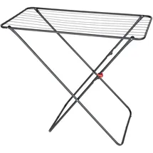 Wenko Wäschetrockner Solo Champion, Wäscheständer mit 11 m Trockenlänge, platzsparend für kleine Wohnräume, 103 x 87 x 54 cm, Schwarz