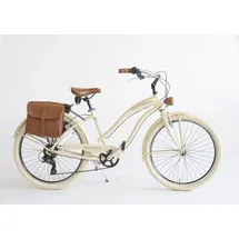 VENICE - I love Italy Via Veneto Cruiser 26 Zoll SUN ON THE BEACH Lady beige