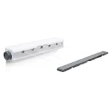 Relaxdays 20,5 m weiß/grau