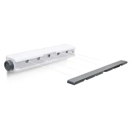 Relaxdays 20,5 m weiß/grau