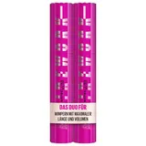 Maybelline New York Lash Sensational Firework Mascara, schwarze Wimperntusche für maximal lange und voluminöse Wimpern, 2 x 10 ml