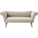Beliani Chaiselongue Nantilly Polyester 0 x 0 x 0 cm Hellbraun
