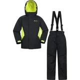 Mountain Warehouse - Skijacke und Hosen Set für Kinder MW1984 (116) (Schwarz) - Schwarz - 116