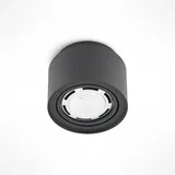 ARCCHIO Deckenlampe Walisa, Ø 15 cm, schwarz, Metall, GU10 / schwarz,