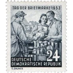 Briefmarke zum Tag der Briefmarke 1953, Michel-Nr. 396, postfrisch
