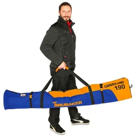 Brubaker Skitaschen Kombi Set Carver Pro Blau/Orange