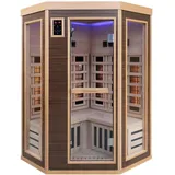 XL Luxus LED Infrarotsauna - Infrarotkabine 120x120 Dual-Therm Vollspektrum 2025