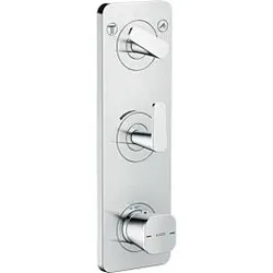 hansgrohe Axor Citterio C Thermostatmodul 49700000 ohne Struktur, chrom, Unterputz, mit Platte