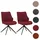 Mendler Esszimmerstuhl Chenille bordeaux
